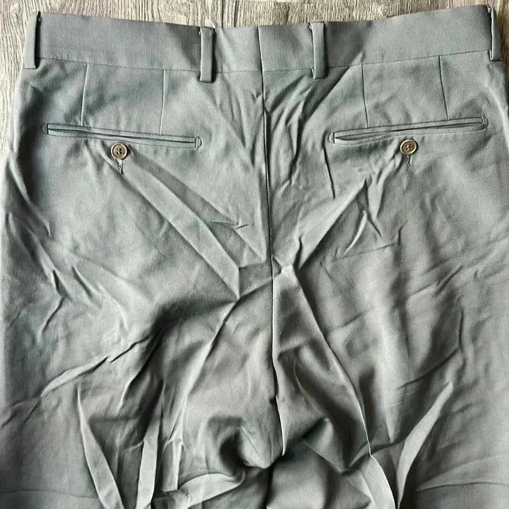 Hugo Boss Pants Gray Lopez Dress Pants Size 34 Office Work Slacks Virgin Wool